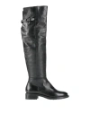 Mjus Woman Boot Black Size 7 Leather In Black