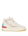 Mjus Woman Sneakers Off White Size 8 Leather In Off White
