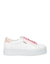 Mjus Woman Sneakers White Size 8 Leather In White
