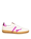 Mjus Woman Sneakers White Size 8 Leather In White
