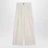 MKDT STUDIO MKDT STUDIO WIDE ÉCRU TROUSERS IN