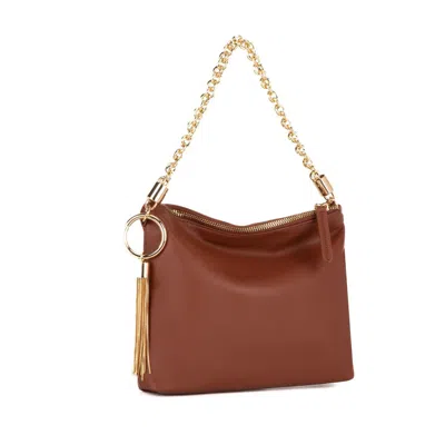 Mkf Brigitte Women's Shoulder Handbag By Mia K. In Brown