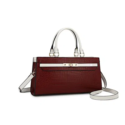 Mkf Colby Women's Satchel Handbag By Mia K In Red