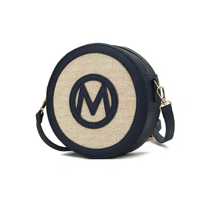 Mkf Collection By Mia K Acacia Women's Round Crossbody Bag By Mia K In Blue