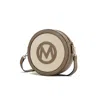 Mkf Collection By Mia K Acacia Women's Round Crossbody Bag By Mia K In Grey