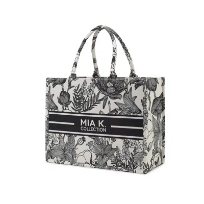 Mkf Collection By Mia K Adorabella Tote Elegant Vegan Leather Bag With Gold-tone Accents By Mia K.