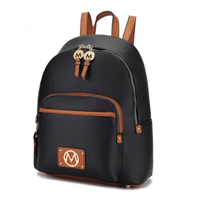 Mkf Collection By Mia K Alice Vegan Leather Backpack For Women's In Black