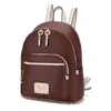 Mkf Collection By Mia K Alice Vegan Leather Backpack Handbag In Gold