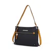 Mkf Collection By Mia K Aliyah Shoulder Women's Bag Vegan Leather Versatile Design, Functional Everyday Use Purse By Mia K. In Blue