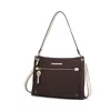 Mkf Collection By Mia K Aliyah Shoulder Women's Bag Vegan Leather Versatile Design, Functional Everyday Use Purse By Mia K. In Brown