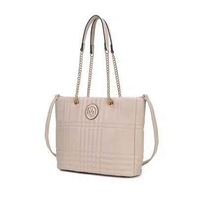 Mkf Collection By Mia K Alyne Women's Shoulder Bag Vegan Leather Handbag Purse By Mia K In Sand