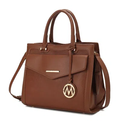 Mkf Collection By Mia K Alyssa Satchel Handbag Vegan Leather Women In Green