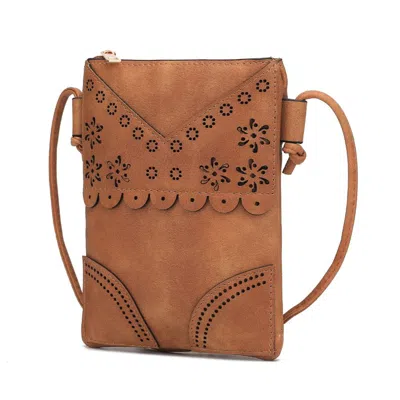 Mkf Collection By Mia K Amentia Vegan Leather Crossbody Handbag In Multi