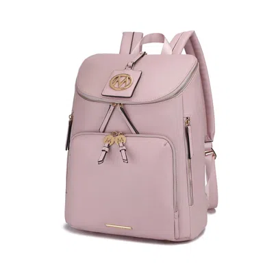 Mkf Collection By Mia K Angela Large Backpack Vegan Leather By Mia K In Purple