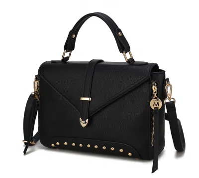 Mkf Collection By Mia K Angela Vegan Leather Women's Satchel Bag In Black