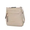 Mkf Collection By Mia K Angelina Women's Stylish Crossbody Bag By Mia K In Beige