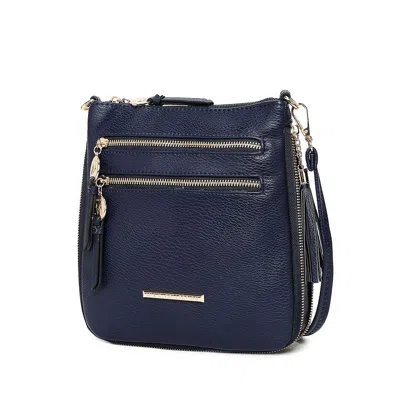 Mkf Collection By Mia K Angelina Women's Stylish Crossbody Bag By Mia K In Blue