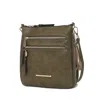 Mkf Collection By Mia K Angelina Women's Stylish Crossbody Bag By Mia K In Green