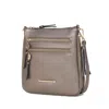 Mkf Collection By Mia K Angelina Women's Stylish Crossbody Bag By Mia K In Silver