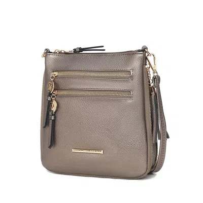 Mkf Collection By Mia K Angelina Women's Stylish Crossbody Bag By Mia K In Silver