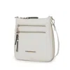 Mkf Collection By Mia K Angelina Women's Stylish Crossbody Bag By Mia K In White