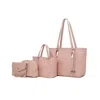 Mkf Collection By Mia K Arya Signature Tote Bag, Mini Tote, Pouch And Wristlet By Mia K In Pink