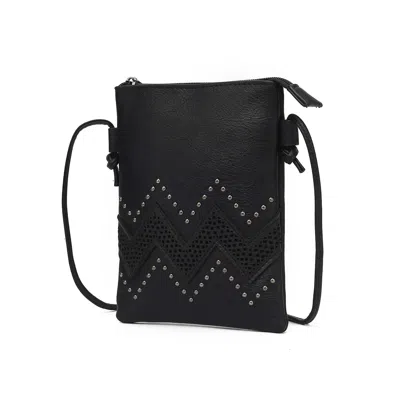 Mkf Collection By Mia K Athena Crossbody Women's Bag By Mia K. In Black