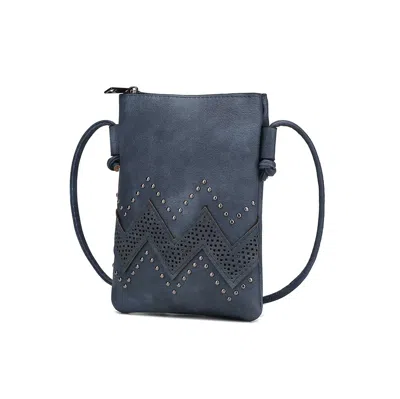 Mkf Collection By Mia K Athena Crossbody Women's Bag By Mia K. In Blue