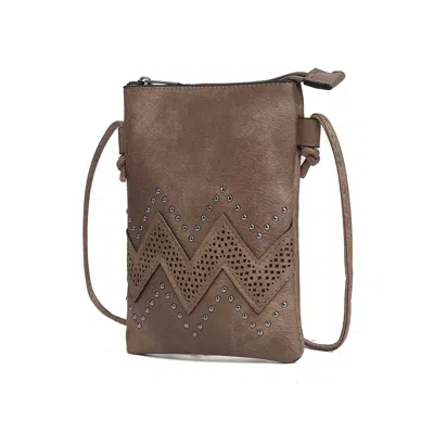 Mkf Collection By Mia K Athena Crossbody Women's Bag By Mia K. In Grey
