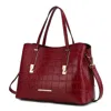 Mkf Collection By Mia K Aurelia Crocodile Embossed Vegan Leather Women's Tote Bag In Pink