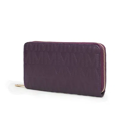 Mkf Collection By Mia K Aurora M Signature Wallet Handbag In Purple