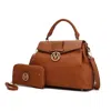 Mkf Collection By Mia K Aurora Satchel & Wristlet Wallet Handbag Purse By Mia K.