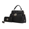 Mkf Collection By Mia K Aurora Satchel & Wristlet Wallet Handbag Purse By Mia K.
