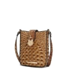 Mkf Collection By Mia K Avery Faux Crocodile Embossed Vegan Leather Women's Crossbody Bag In Brown