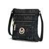 Mkf Collection By Mia K Beatrice M Signature Multi Compartments Crossbody In Black