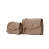 Mkf Collection By Mia K Blossom Quilted Women's Shoulder Bag With A Mini Bag Set By Mia K In Grey
