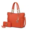 Mkf Collection By Mia K Bonita Tote Handbag With Wallet - 2 Pieces