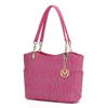 Mkf Collection By Mia K Braylee M Signature Tote Handbag In Pink