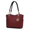 Mkf Collection By Mia K Braylee M Signature Tote Handbag In White