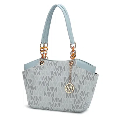 Mkf Collection By Mia K Cameron Women's Fashion Tote Handbag By Mia K In Blue