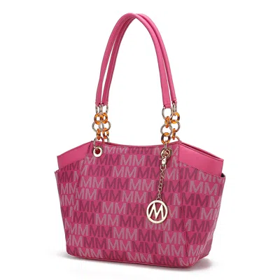Mkf Collection By Mia K Cameron Women's Fashion Tote Handbag By Mia K In Pink