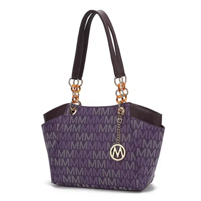 Mkf Collection By Mia K Cameron Women's Fashion Tote Handbag By Mia K In Purple