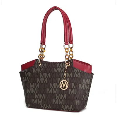 Mkf Collection By Mia K Cameron Women's Fashion Tote Handbag By Mia K In Red