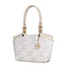Mkf Collection By Mia K Cameron Women's Fashion Tote Handbag By Mia K In White