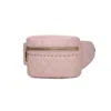 Mkf Collection By Mia K Camilla Quilted Belt Waist Bag By Mia K In Pink