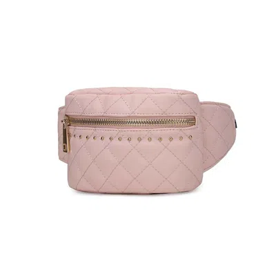 Mkf Collection By Mia K Camilla Quilted Belt Waist Bag By Mia K In Pink