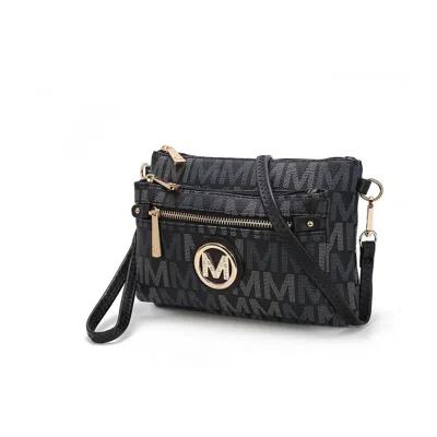 Mkf Collection By Mia K Camren M Signature Crossbody Bag By Mia K In Black