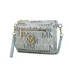 Mkf Collection By Mia K Camren M Signature Crossbody Bag By Mia K In Blue
