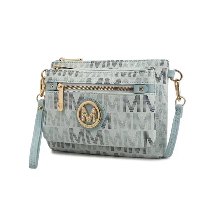 Mkf Collection By Mia K Camren M Signature Crossbody Bag By Mia K In Blue