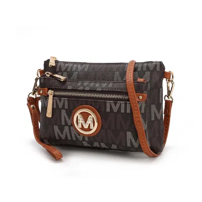 Mkf Collection By Mia K Camren M Signature Crossbody Bag By Mia K In Brown